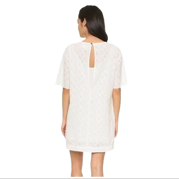 Current/Elliott Eyelet Cotton T-Shirt Dress - Picture 4 of 7